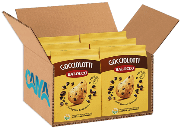 Balocco Biscotti Gocciolotti Frollini con Gocce di Cioccolato 700g box
