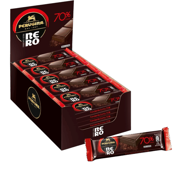 Perugina Nero Barrette Cioccolato Fondente 70% Box 36x35g