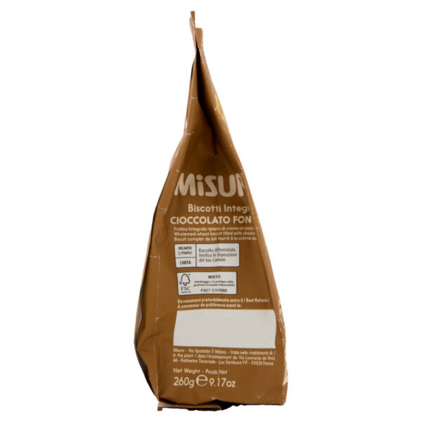 Misura Fibrextra Biscotti Integrali con Cioccolato Fondente 260g - immagine 5