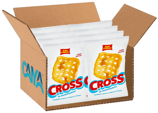 San Carlo Cross Snack di Fiocchi di Patate 50g box