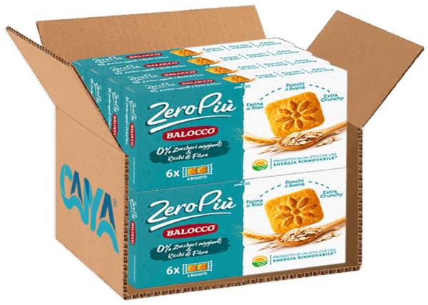 Balocco Zeropiù Frollini con Fiocchi di Avena e Farina di Riso 230g box