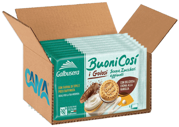 Galbusera Buonicosì I Golosi Frollini con Crema alla Vaniglia 160g - immagine 9