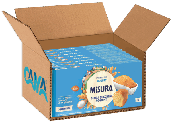 Misura Dolcesenza Plumcake allo Yogurt Senza Zuccheri Aggiunti 190g box