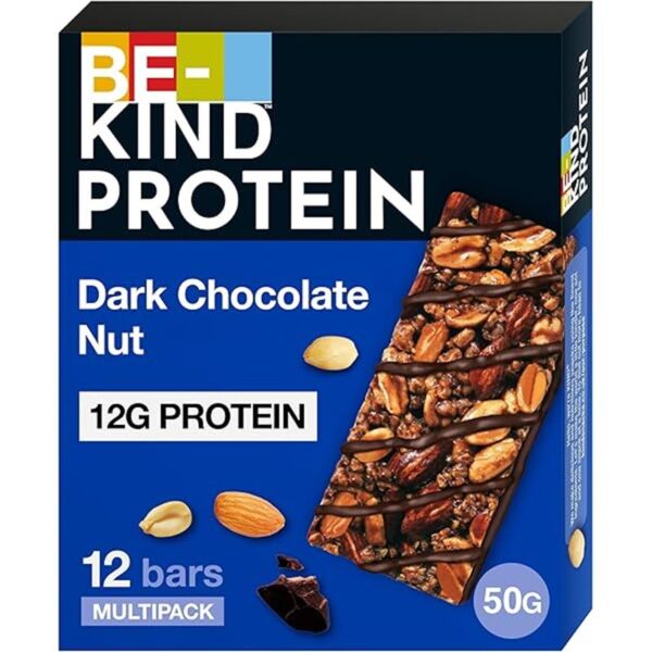 Be Kind Protein Barrette Cioccolato Fondente e Noci Box 12x50g - immagine 2