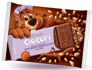 Bauli Ciocorì Cioccolato al Latte e Riso Soffiato 110g