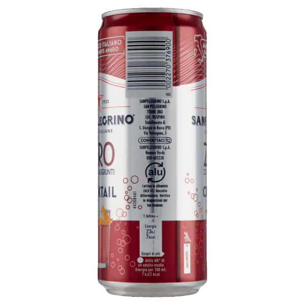 San Pellegrino Cocktail Zero 330ml retro