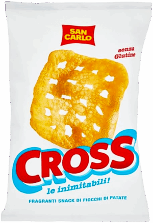 San Carlo Cross Snack di Fiocchi di Patate 50g