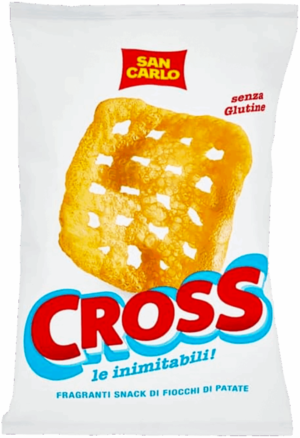 San Carlo Cross Snack di Fiocchi di Patate 50g