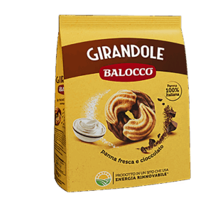 Balocco Biscotti Girandole Frollini con Panna e Cioccolato 700g