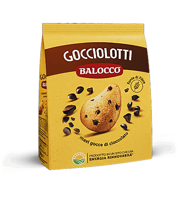 Balocco Biscotti Gocciolotti Frollini con Gocce di Cioccolato 700g