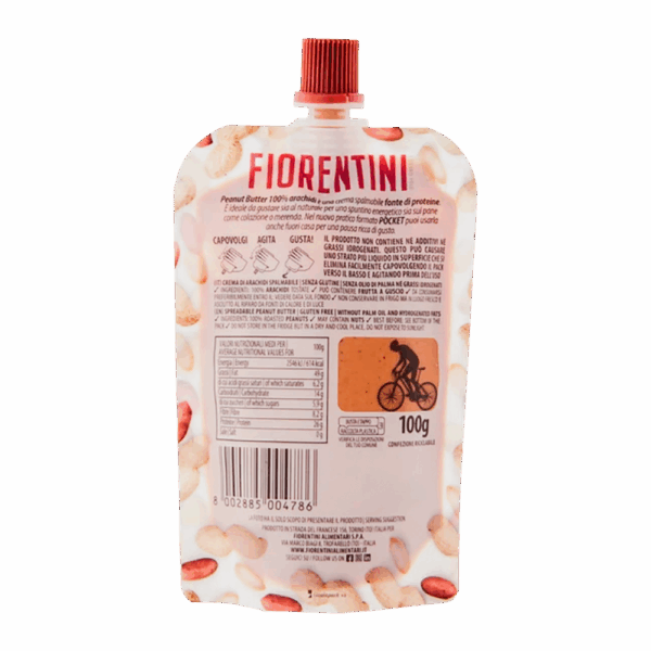 Fiorentini Peanut Butter 100% Arachidi Pocket 100g ingredienti