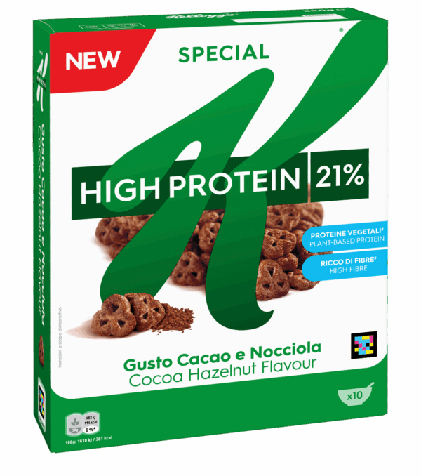 Kellogg's Special K High Protein Cereali gusto Cacao e Nocciola 320g