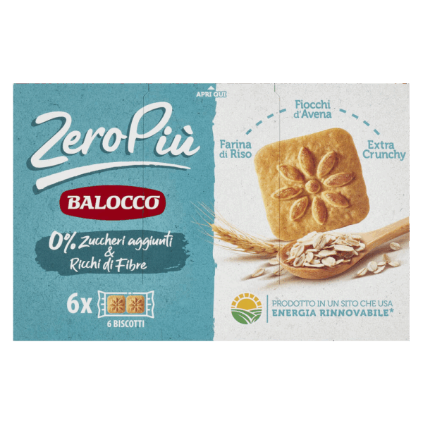 Balocco Zeropiù Frollini con Fiocchi di Avena e Farina di Riso 230g