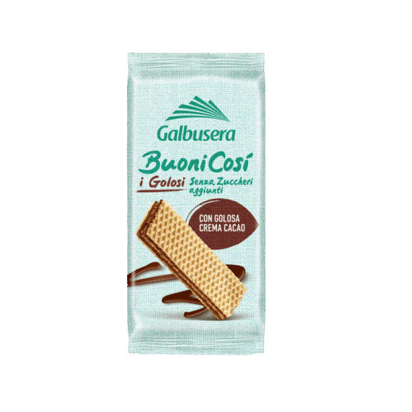 Galbusera Buonicosì I Golosi Wafer al Cacao 180g