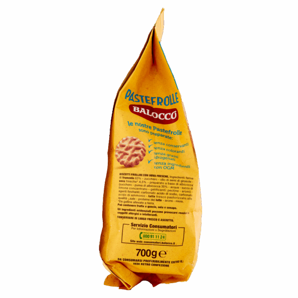 Balocco Biscotti Pastefrolle Frollini Classici con Uova Fresche 700g