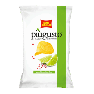 San Carlo Più Gusto Patatine Gusto Pepe Rosa e Lime 70g