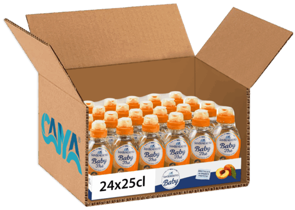 San Benedetto Baby The Pesca Deteinato 250ml box