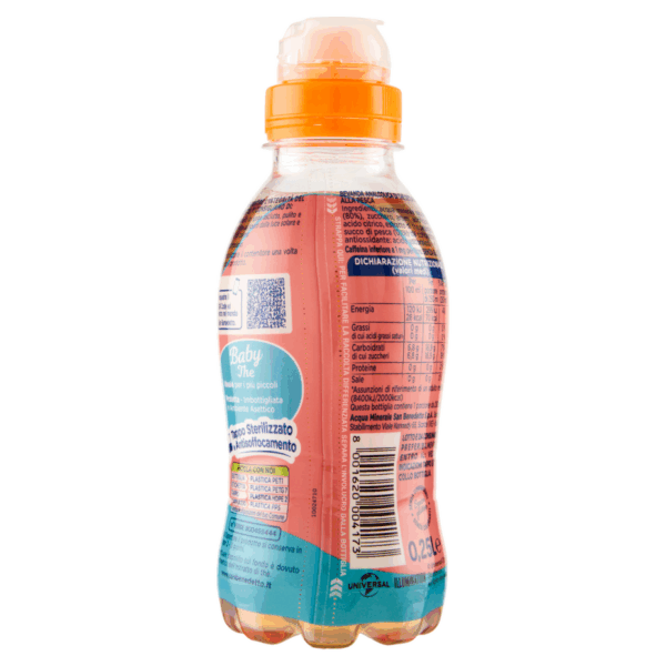 San Benedetto Baby The Pesca Deteinato 250ml retro
