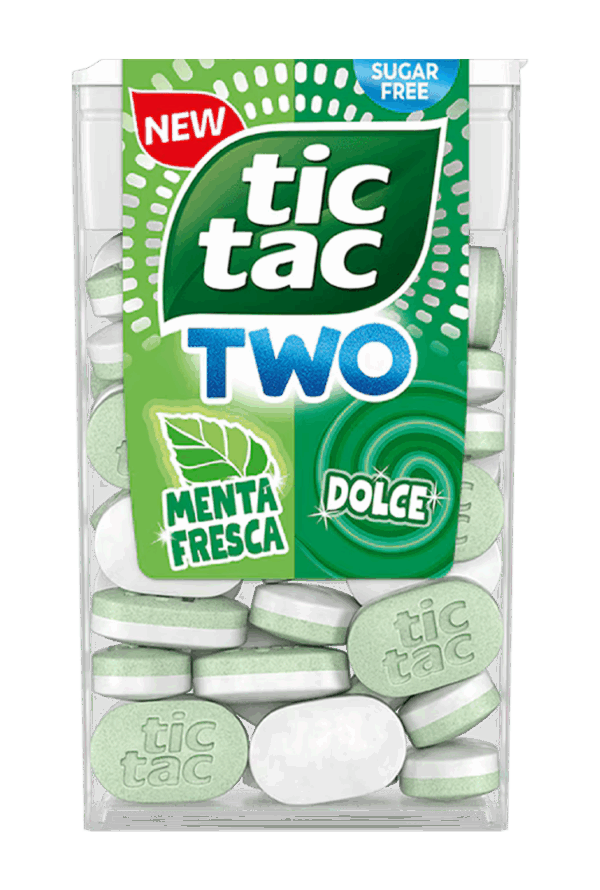Tic Tac TWO Menta Fresca e Dolce 38,5g
