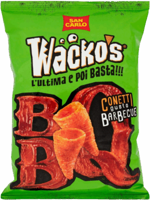 San Carlo Wacko's Cornetti di Mais Gusto Barbecue 55g