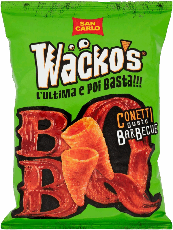 San Carlo Wacko's Cornetti di Mais Gusto Barbecue 55g