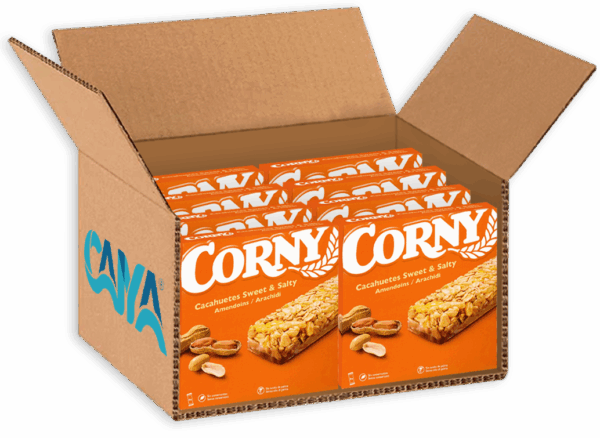 Corny Peanut Sweet e Salty Barrette alle Arachidi 150g box