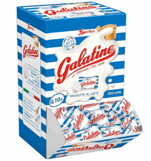 Galatine Tavolette al Latte in Polvere Box 200x3g box