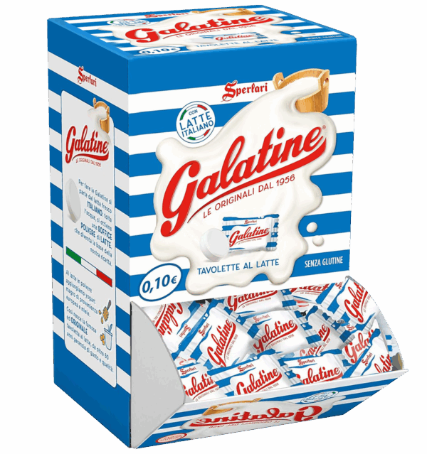 Galatine Tavolette al Latte in Polvere Box 200x3g box