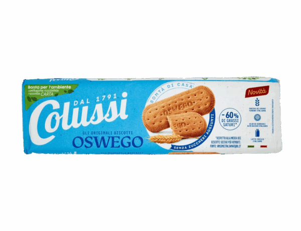Colussi Oswego Senza Zuccheri Aggiunti Gli Originali Biscotti Secchi 250g - immagine 2