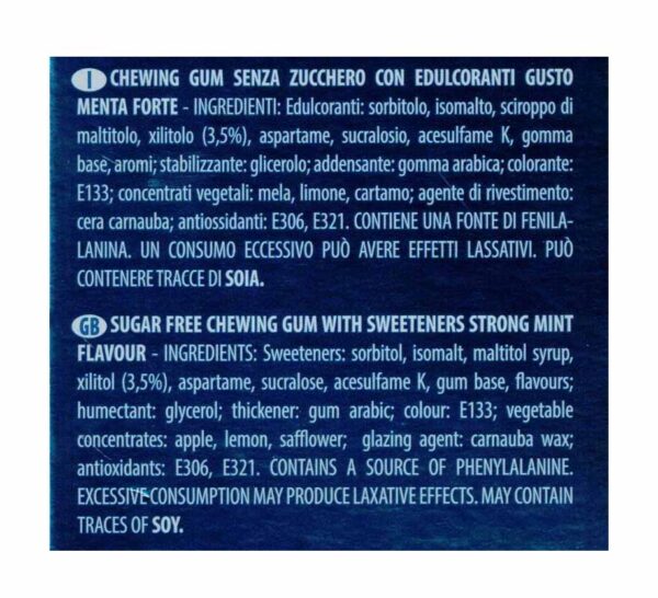 Colfresh X-tra Mint Chewing Gum Box 200x2,8g - immagine 2