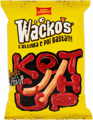 San Carlo Wacko's Blacks Patatine al Ketchup 40g