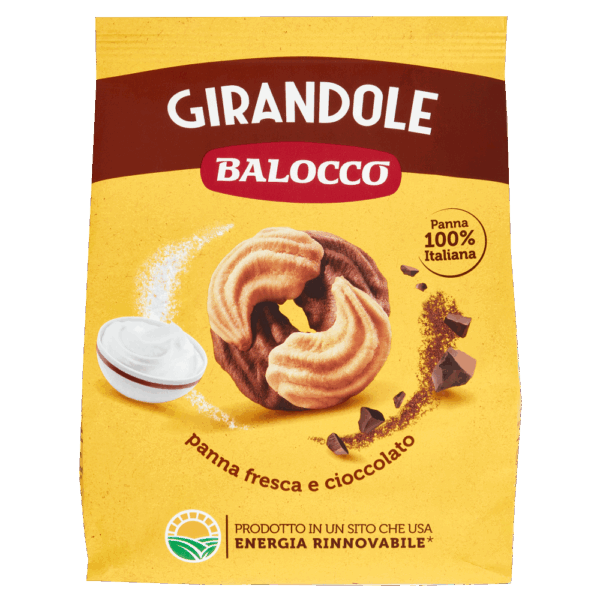 Balocco Biscotti Girandole Frollini con Panna e Cioccolato 700g