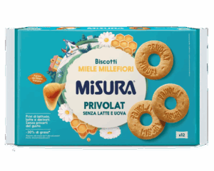 Misura Privolat Frollini Miele Millefiori Senza Latte e Uova 190g