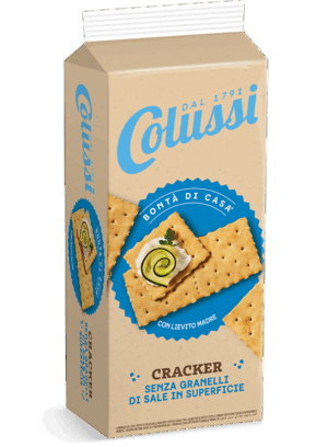 Colussi Cracker Senza Granelli di Sale in Superficie 500g