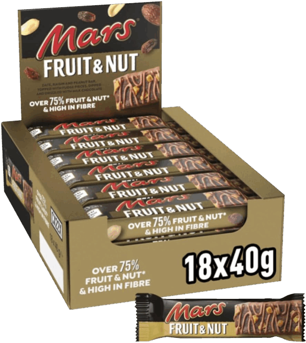 Mars Fruit e Nut Barrette Box 18x40g