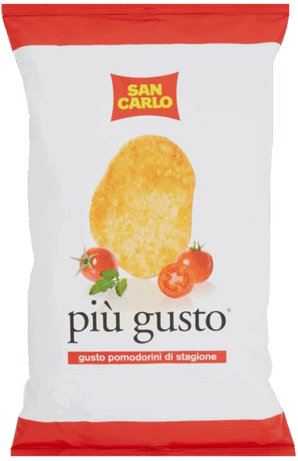 San Carlo Più Gusto Patatine Gusto Pomodorini di Stagione 70g
