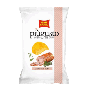 San Carlo Più Gusto Patatine Gusto Porchetta alle Erbe 70g