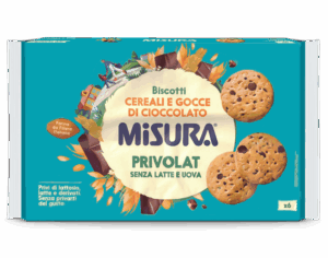 Misura Privolat Frollini Cereali e Gocce di Cioccolato Senza Latte e Uova 280g