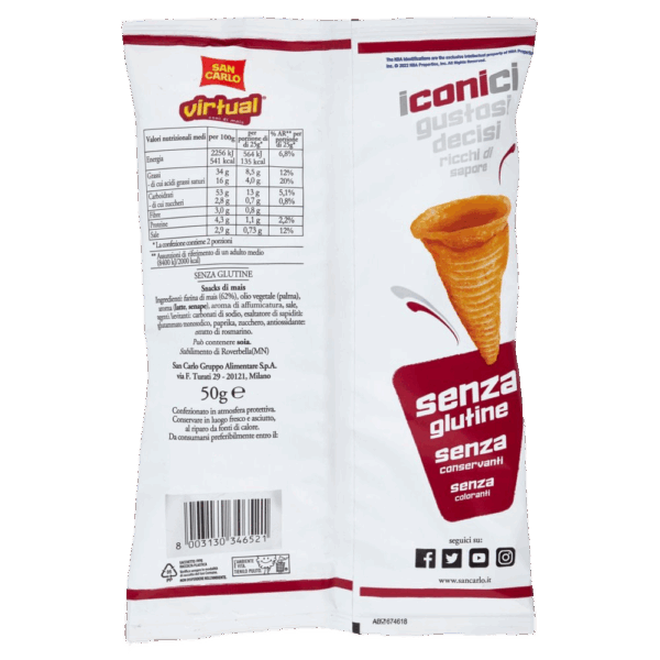 San Carlo Virtual Coni di Mais Croccanti 50g - immagine 2