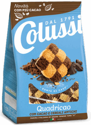 Colussi Quadricao Biscotti con Cacao e Cereali 450g