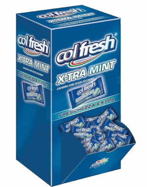 Colfresh X-tra Mint Chewing Gum Box 200x2,8g