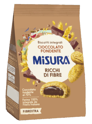 Misura Fibrextra Biscotti Integrali con Cioccolato Fondente 260g