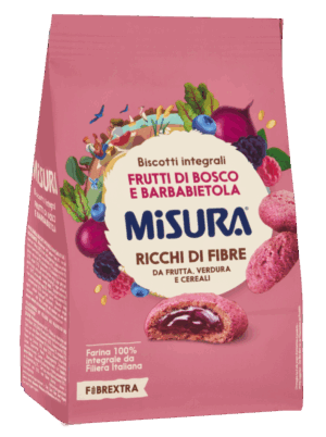 Misura Fibrextra Biscotti Integrali con Frutti di Bosco e Barbabietola 260g