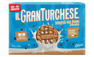 Colussi Il Granturchese Biscotti Integrali con Gocce di Cioccolato 340g