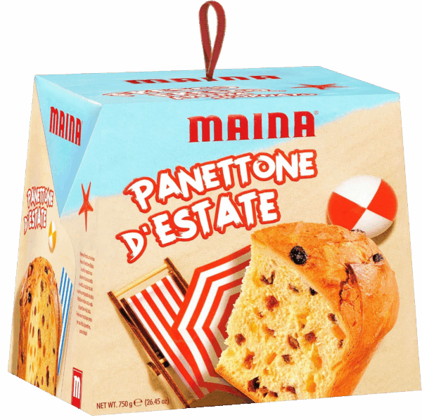 Maina Il Panettone d'Estate con Scorza d'Arancia e Uvetta 750g