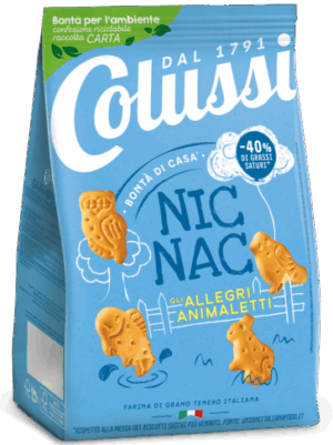 Colussi Nic Nac Biscotti a Forma di Animali 650g