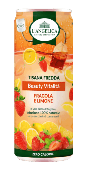 L'Angelica Tisana Fredda Beauty Vitalità Fragola e Limone 240ml