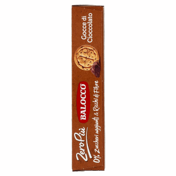 Balocco Zeropiù Frollini con con Gocce di Cioccolato e Crispies di Riso e Frumento 210g
