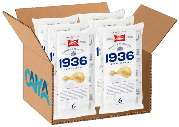 San Carlo 1936 Buona Com'era Patatine Formato Multipack 6x25g, 150g - immagine 7