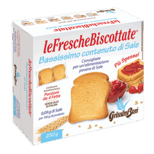 GrissinBon Fette Biscottate a Basso Contenuto di Sale FrescheBiscottate 250g